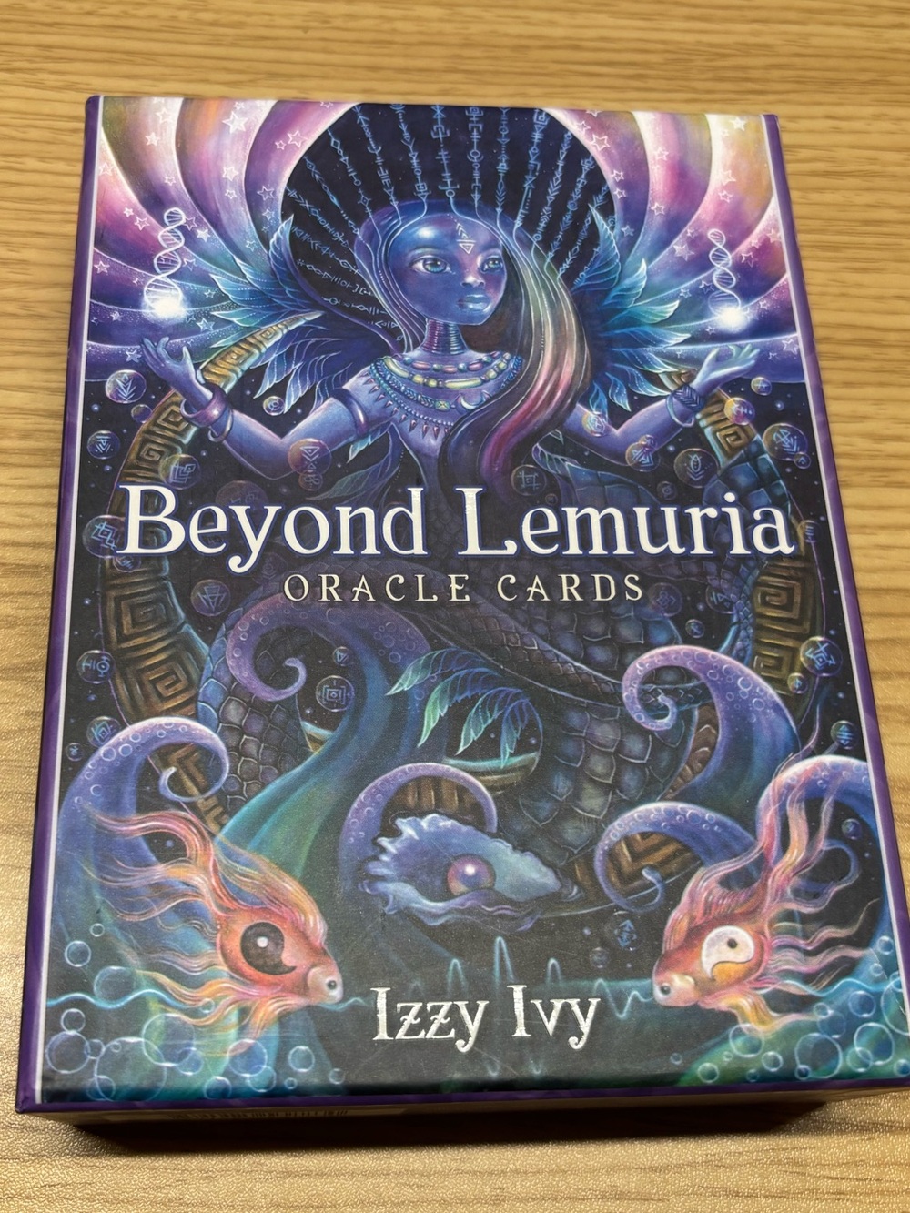 Beyond Lemuria Oracle Cards by Izzy Ivy - Purple Fantasy Deck